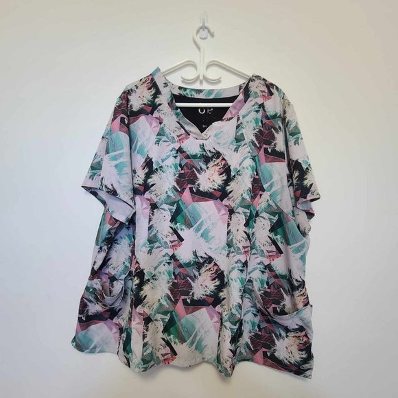 Plus Size Scrub Top - Picture 1 of 2